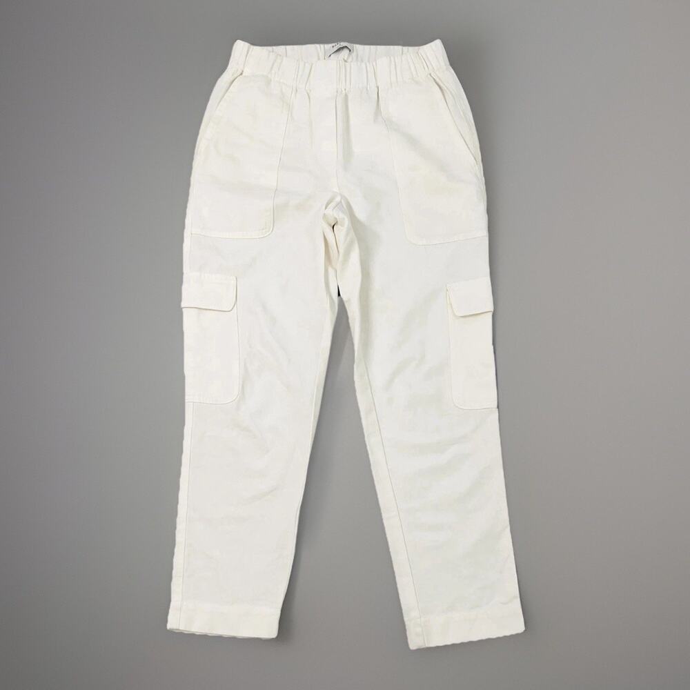 Babaton Artizia Cargo Pants Women's 2 Off White Cotton blend Pull On